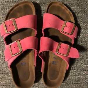 Birkenstock 2 strap HOT PINK